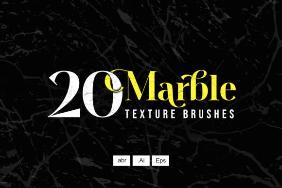 20 Marble Texture Brushes for Design