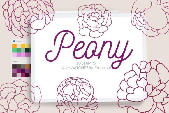 Evaluating Peony Procreate Stamp Brushes for Digital Line Art