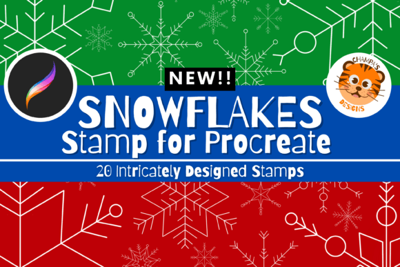 Evaluating Snowflake Stamp Brushes for Procreate
