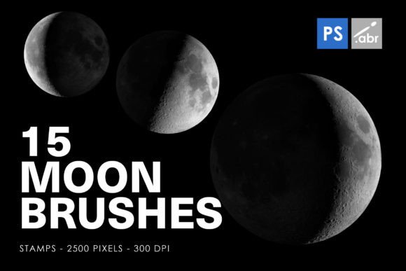 Evaluating the 15 Moon Photoshop Stamp Brushes for Digital Design