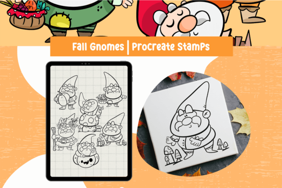 Fall Gnomes Procreate Brushes Guide