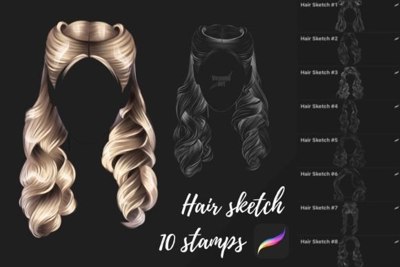 Mastering Digital Hair Textures with Specialized Procreate Brushes