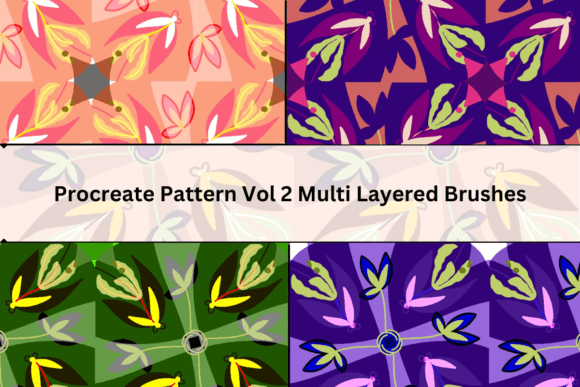 Mastering Pattern Design with Procreate Vol 2 Multi Layered Brushes