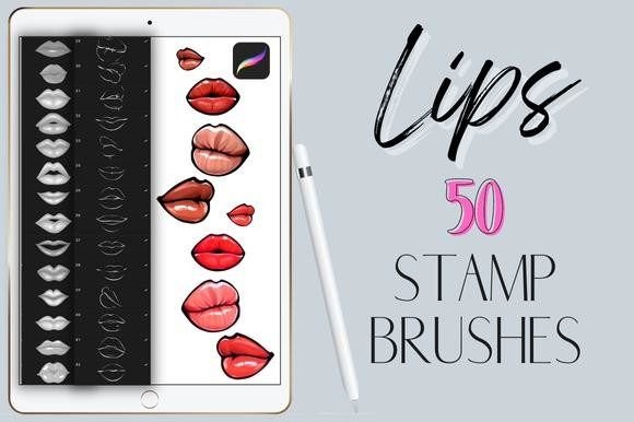 Mastering Procreate Lips Stamps Brushes for Flawless Digital Art