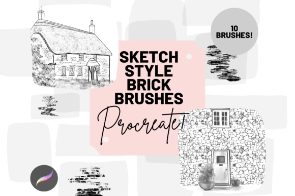 Mastering Texture with Procreate Sketch Bricks Brushes X 10