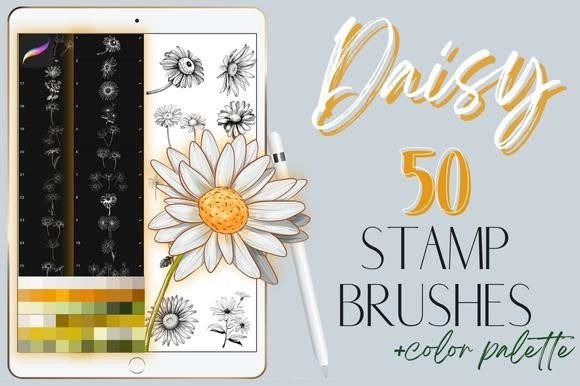Strategic Design Efficiency: Leveraging Procreate Daisy Flowers Stamp Brushes for Brand Consistency