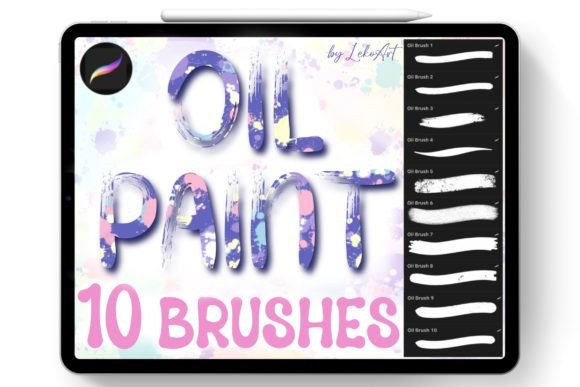 Strategic Visual Communication with Oil Paint Brushes Procreate