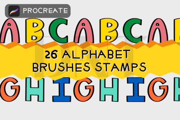 Streamlining Digital Typography: A Practical Guide to Using 26 Alphabet Brushes Stamps in Procreate