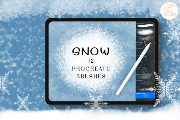 Winter Snow and Ice Procreate Brushes: Elevate Your Digital Art with Realistic Frost Effects